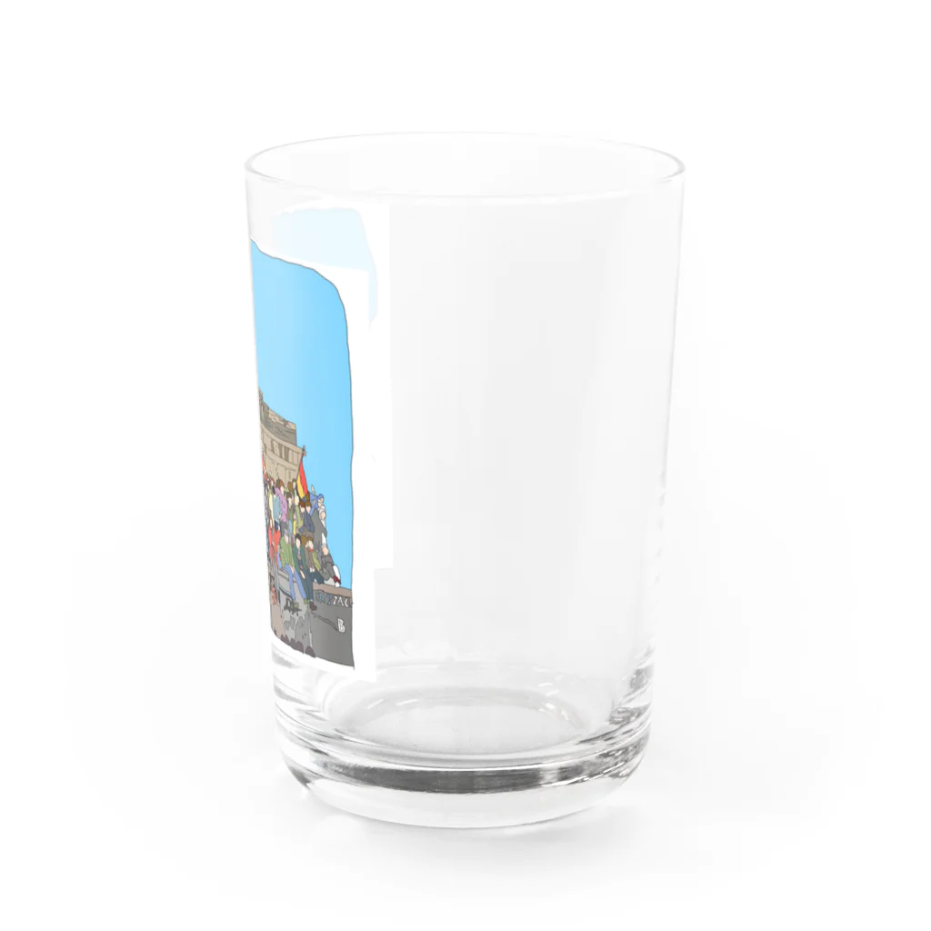 ルサンチマンのベルリンの壁 Water Glass :right