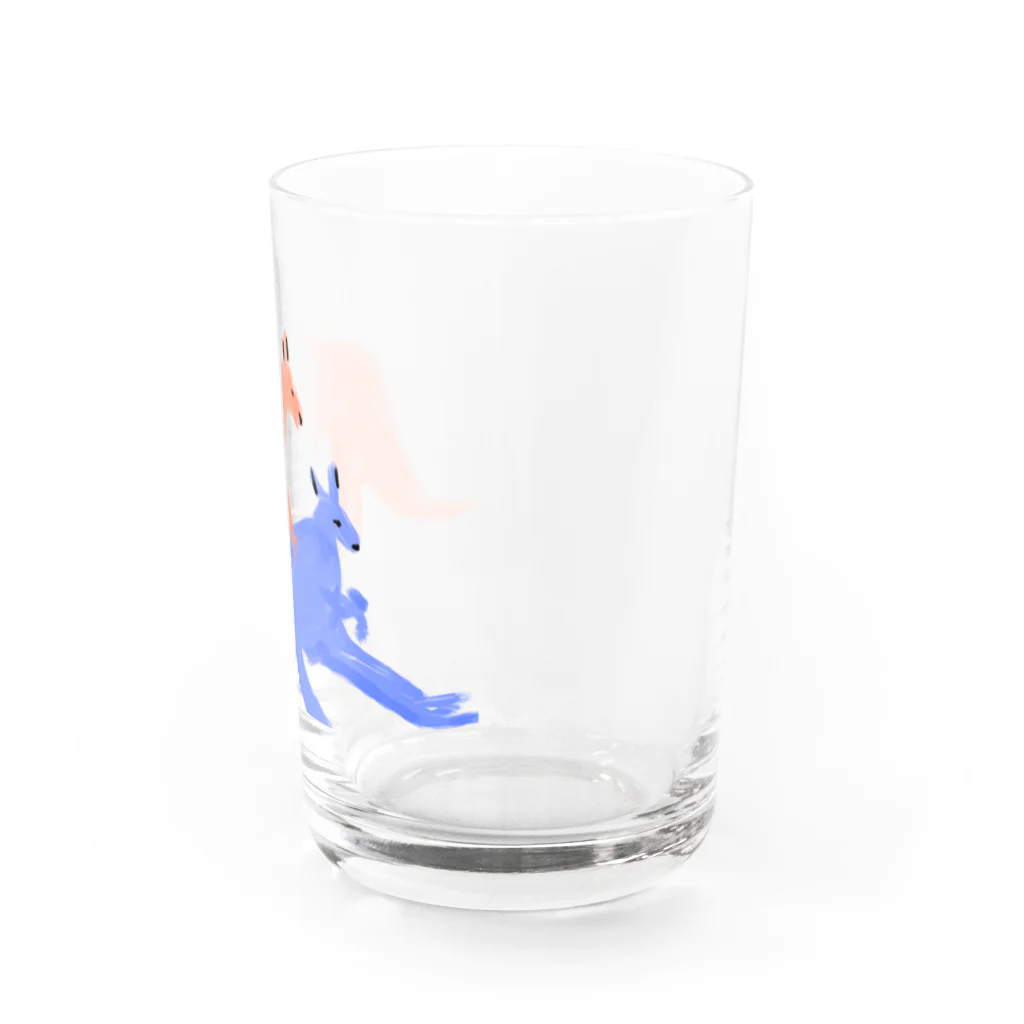 ぐるぐるまぐるのカンガルーさん Water Glass :right