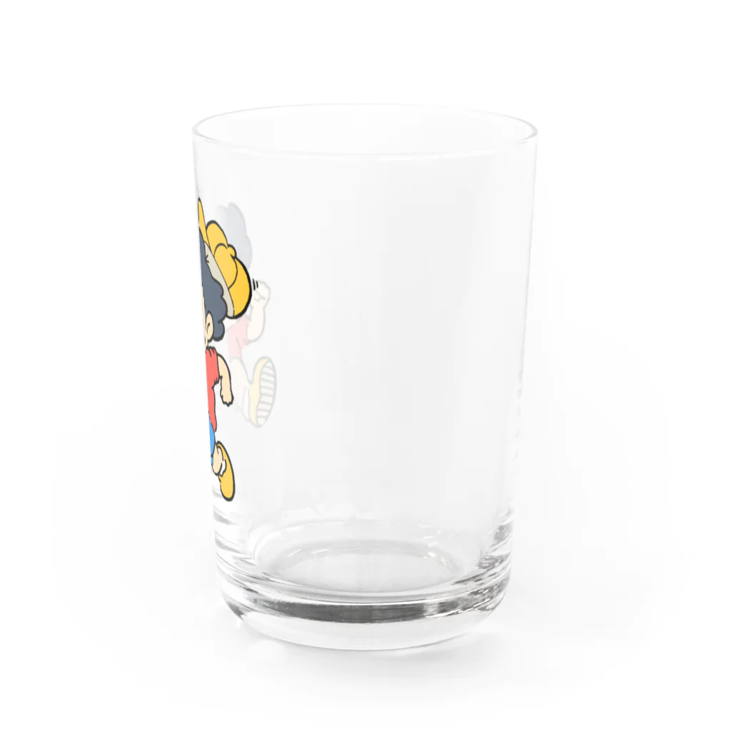 あきた あもうの飛出注意くん Water Glass :right