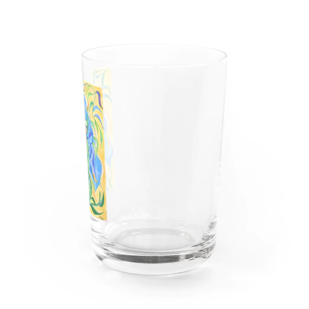 らぁのMohala-開花- Water Glass :right