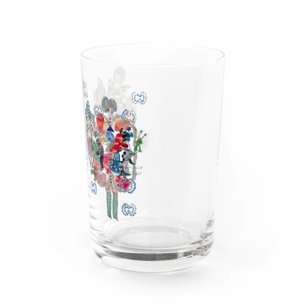 ふっかふっかひゅーんのあれやこれやかんがえているの Water Glass :right