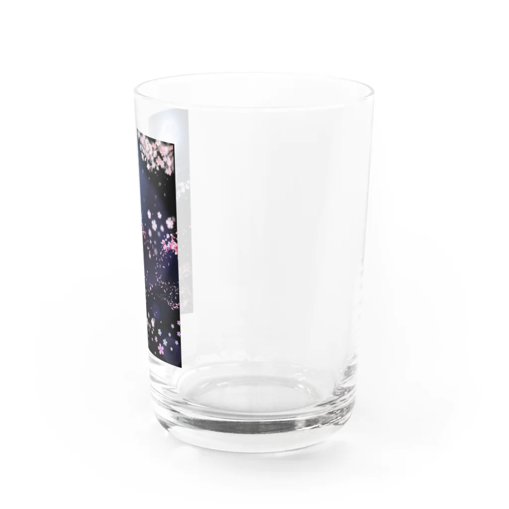 天海妖狐の夜桜スマホカバー グラス右面