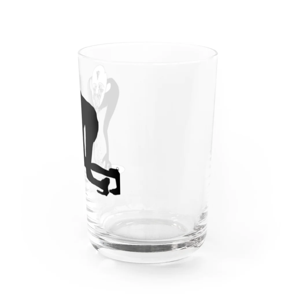 卍鮭＾ゑ＾鮭卍のびちゃお Water Glass :right