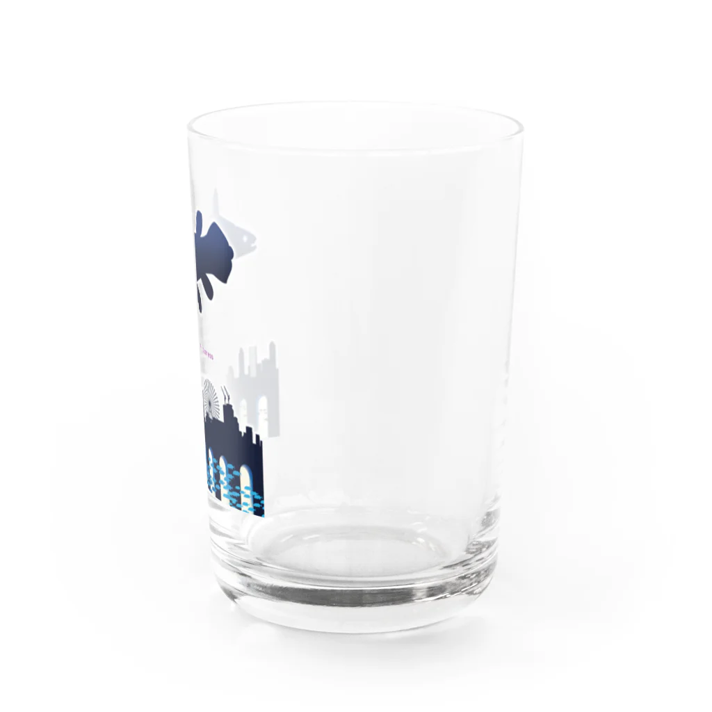 Phantom Plants shopのclaudite consciousness(シーラカンス) Water Glass :right