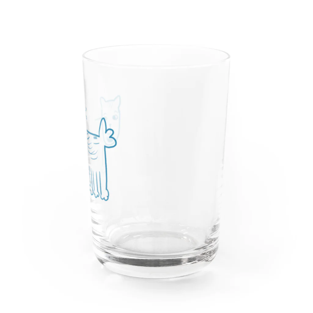 すいか直売店の本田のいぬ Water Glass :right