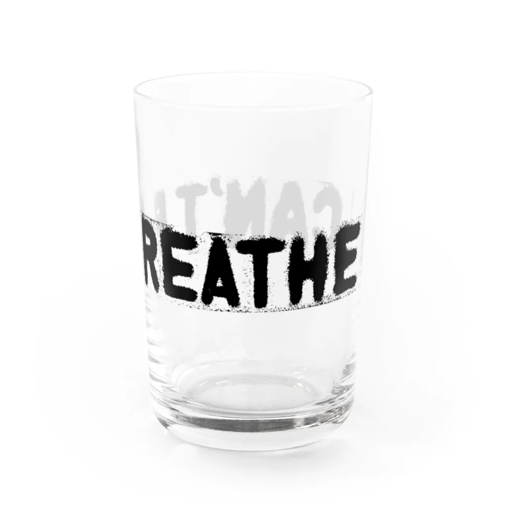 shoppのI CAN'T BREATHE Water Glass :right