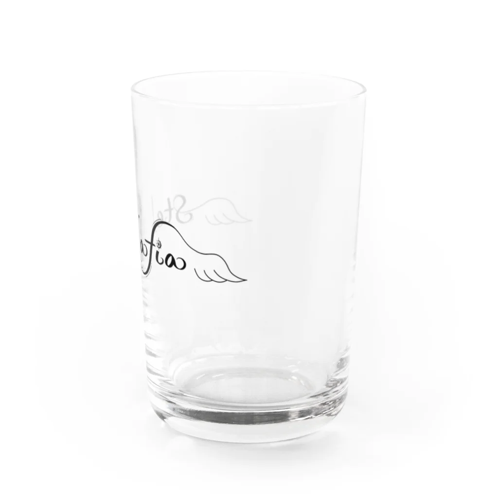 stellafiaのstellafiaロゴグッズ Water Glass :right