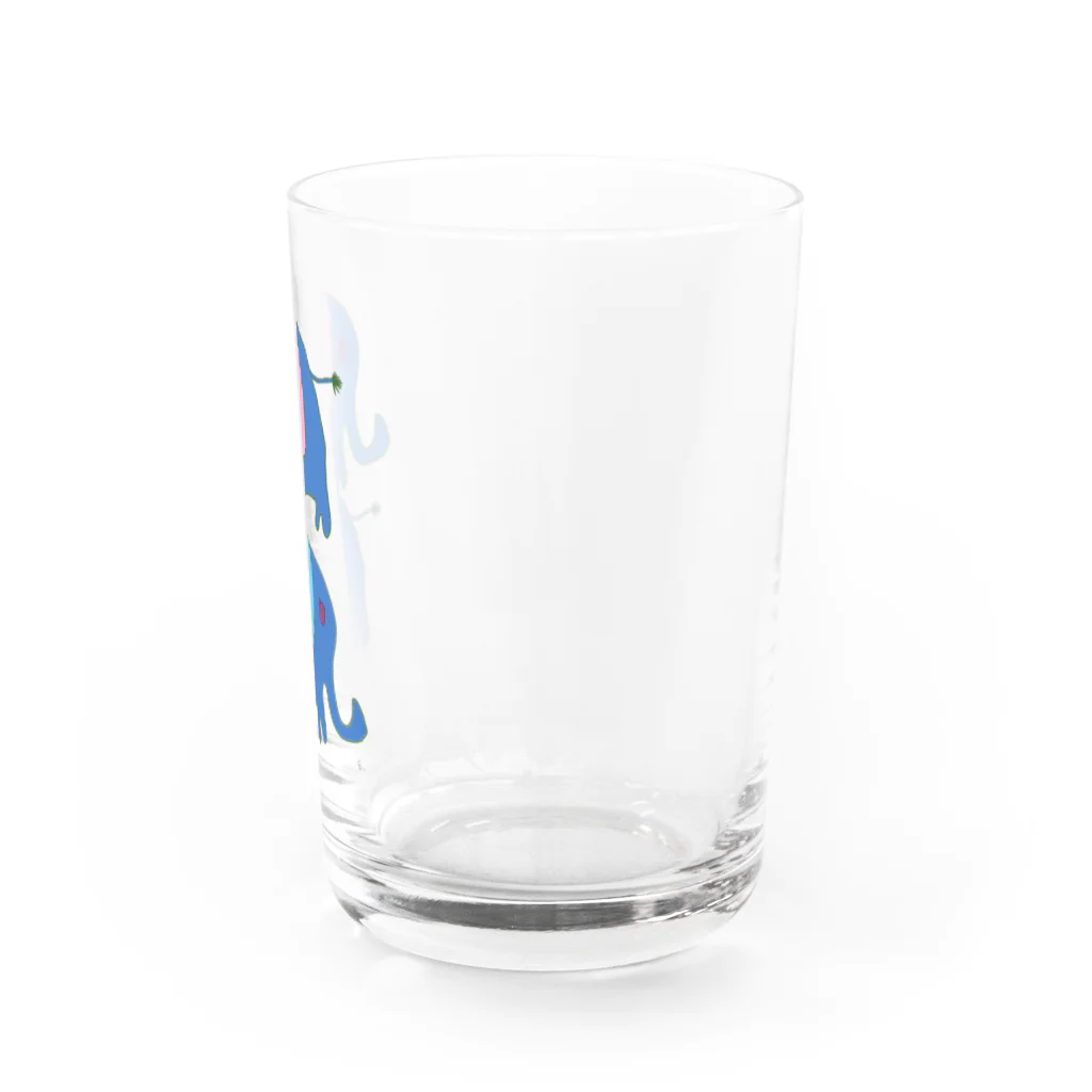 na.nariののっかるぞう Water Glass :right