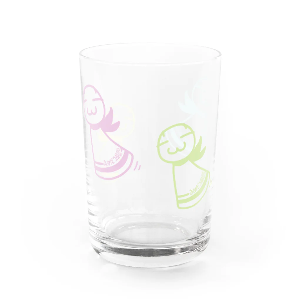 まめぞう屋のふわふわまめてる's Water Glass :right