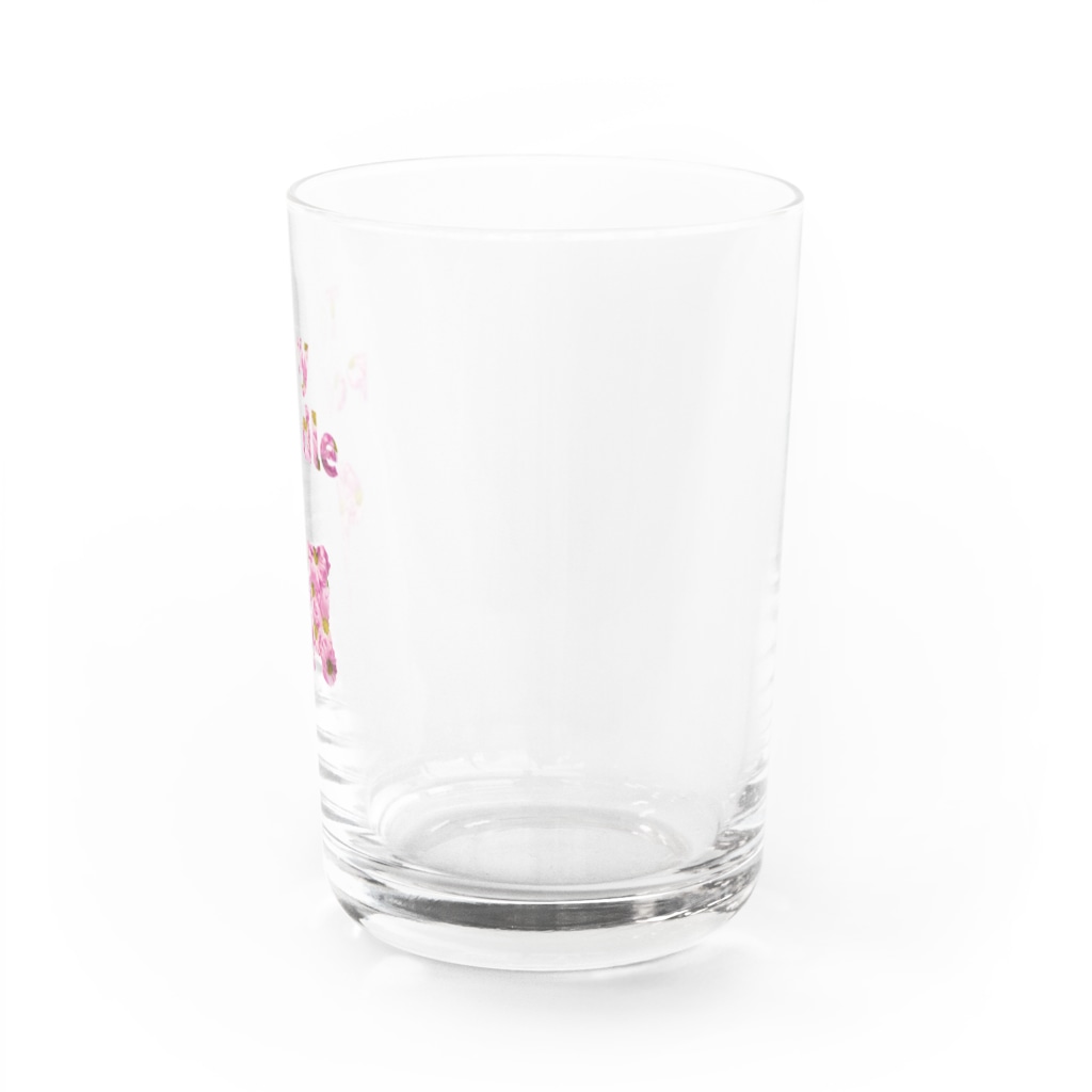 onehappinessのトイプードルとデイジー Water Glass :right