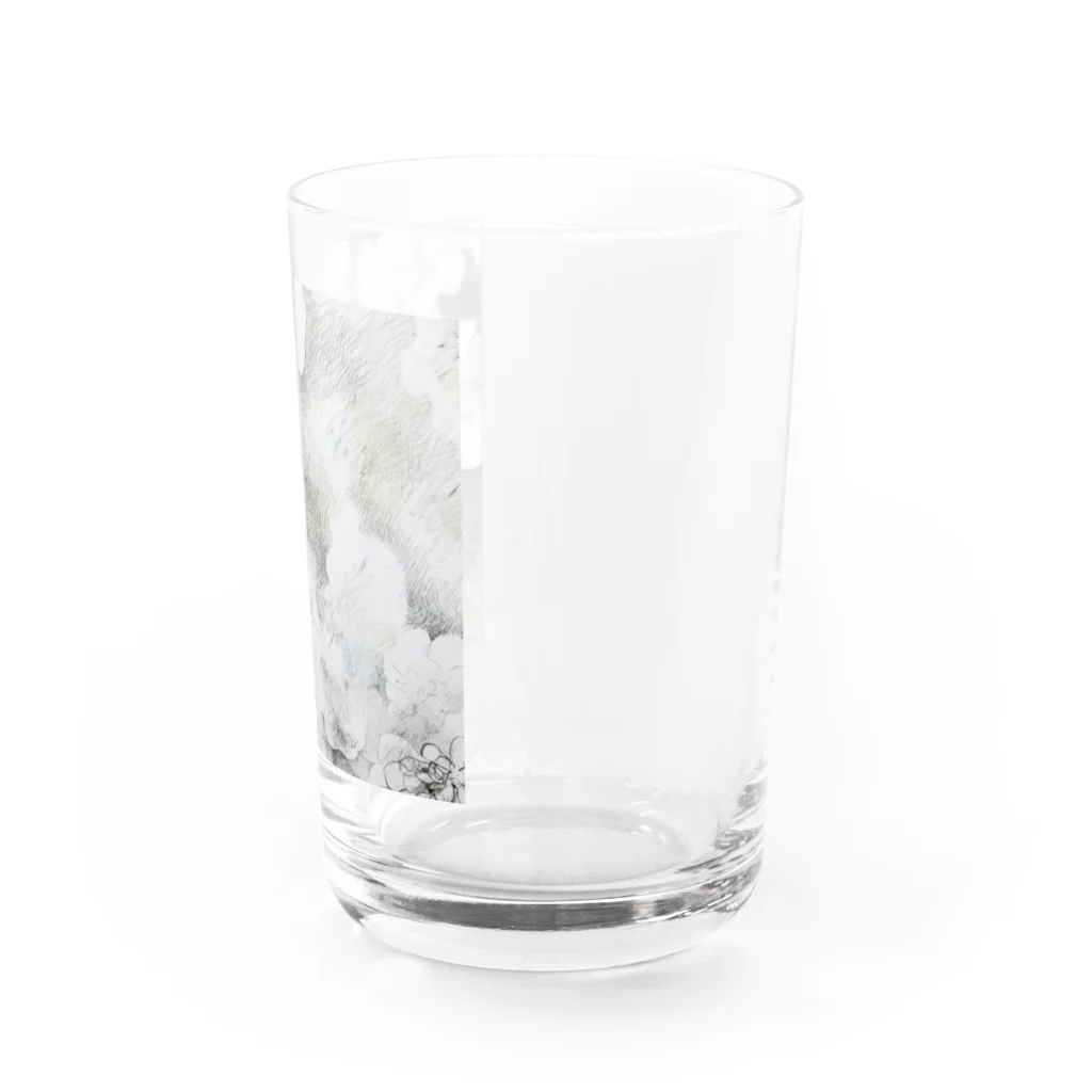 sakamichi_goodsの咲いてる（部分） Water Glass :right