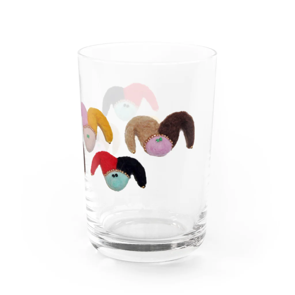 猫のウロコのピエロたち Water Glass :right