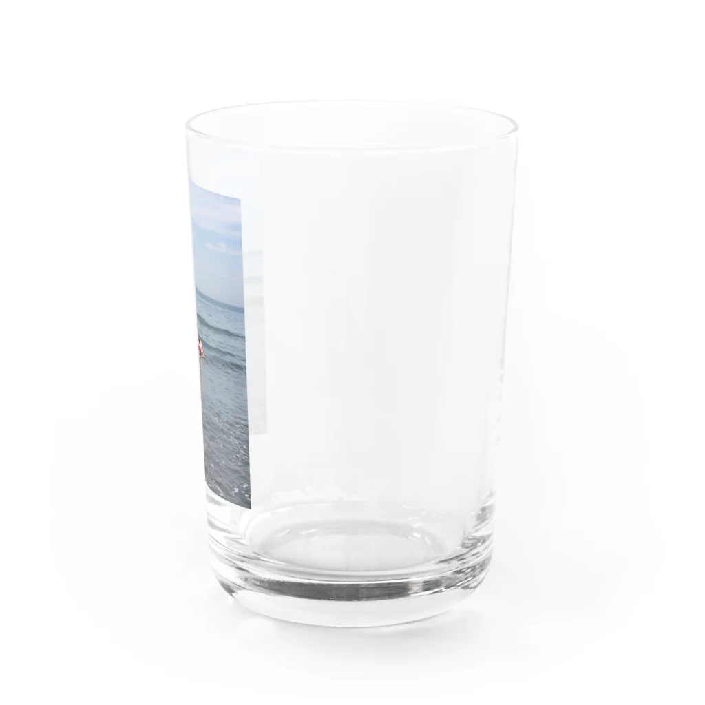 社会奉仕の親子3 Water Glass :right