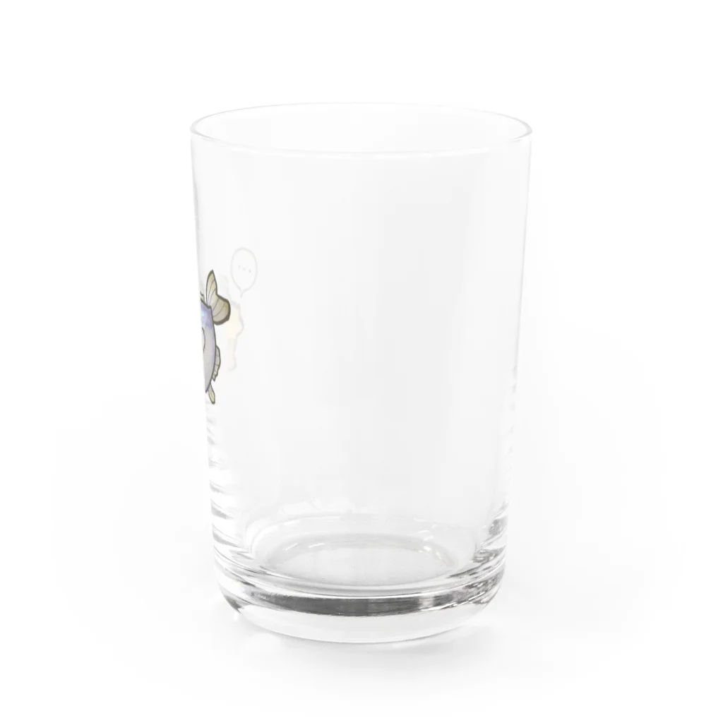 まるちのアジに食べられる猫 Water Glass :right