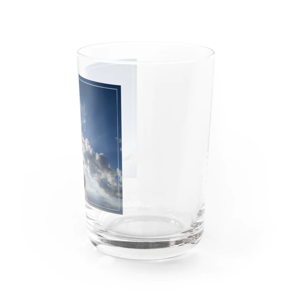 さら｜空コレクターのきょうのそら「青空」 Water Glass :right