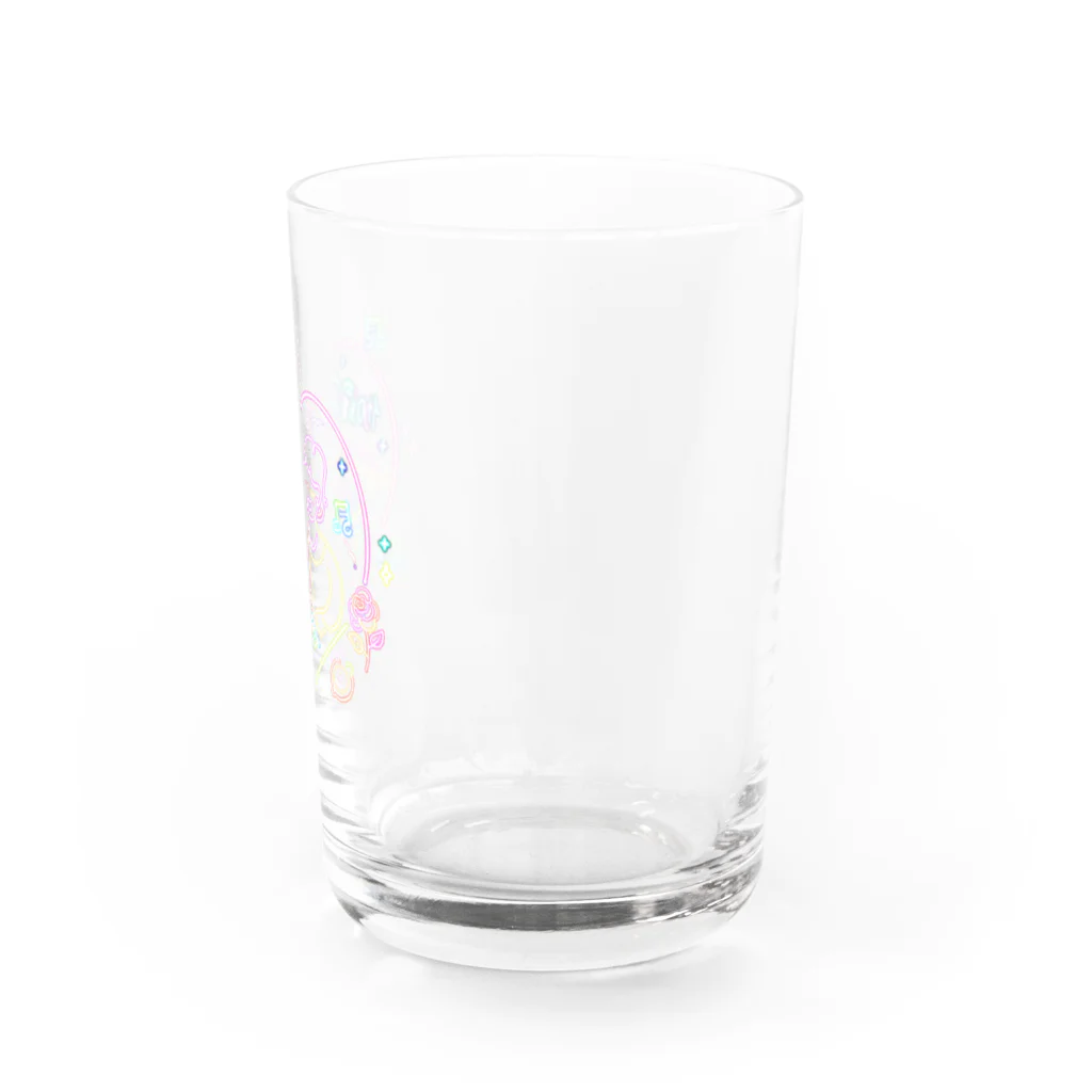 がららんど@Suzuriのネオンハンターがらこ Water Glass :right