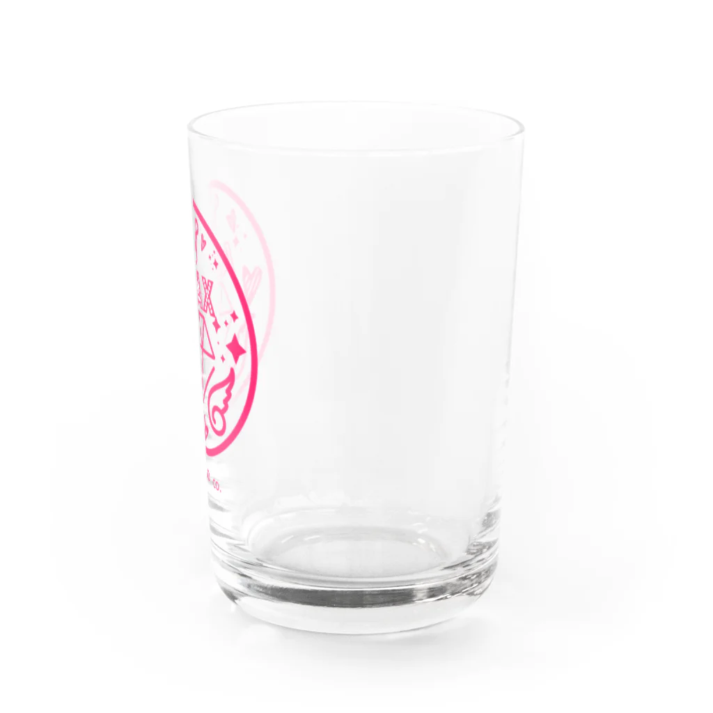 ABAX DIAMOND co.のABAX DIAMOND co. 丸型cute柄 Water Glass :right