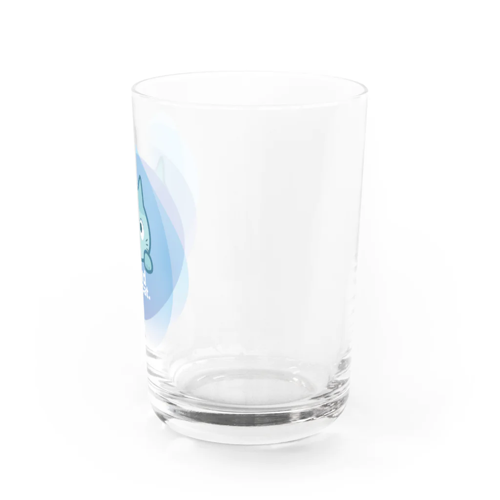 夙川育ち＠ネットショップのLand like a cat blue　〜　夙川育ち Water Glass :right