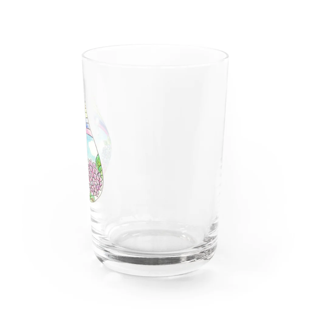 たけのみせの雨上がりの6月 Water Glass :right