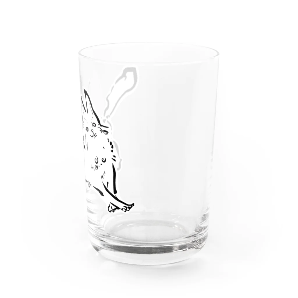 ただようプ二のルンルンねこ Water Glass :right