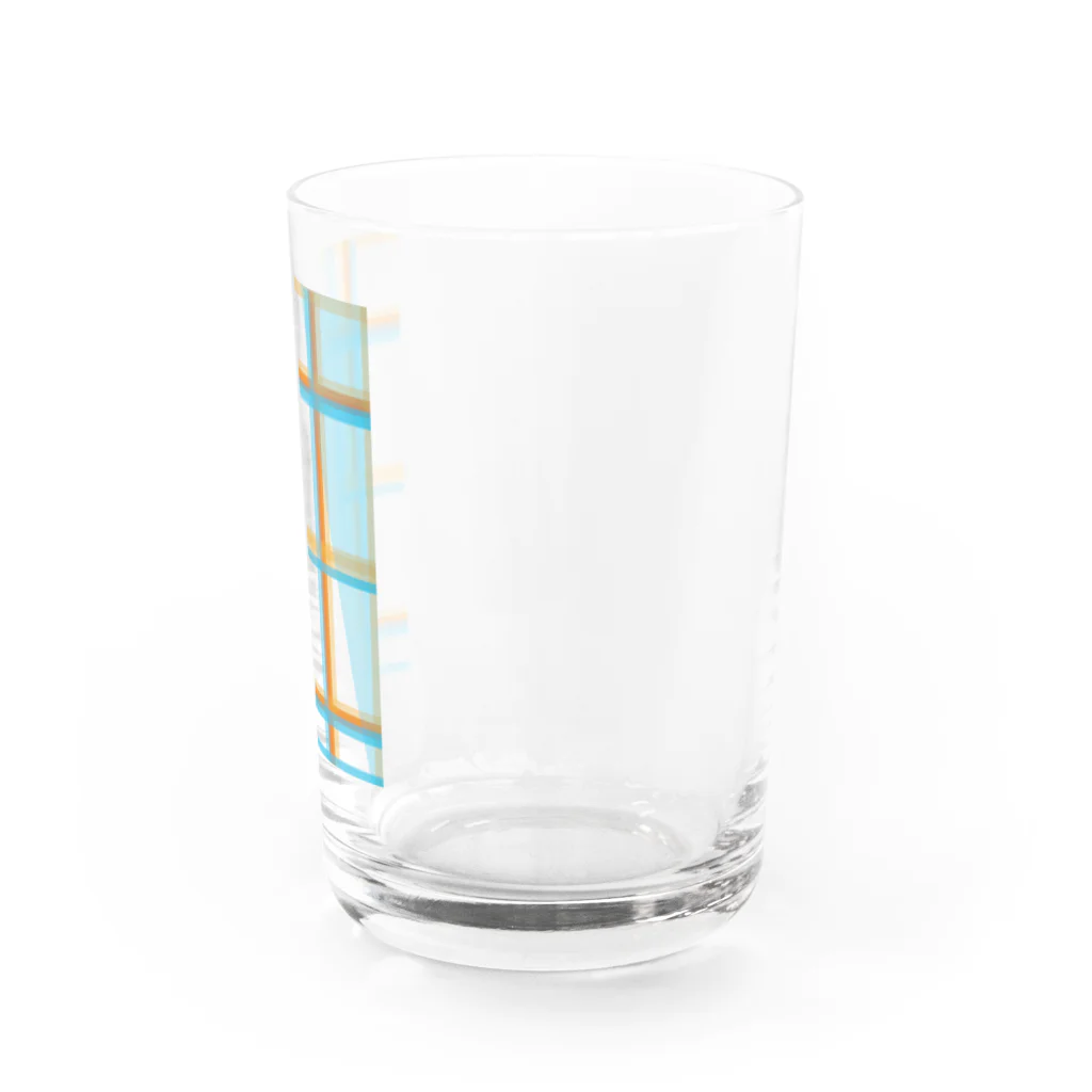 こんぶやの夏の風景　透明 Water Glass :right