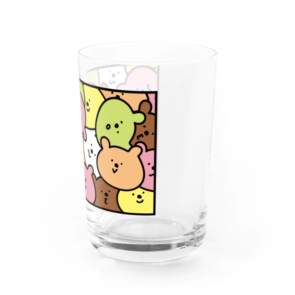 フカツ マリエのギューギュークマ レクタングルsp Water Glass :right