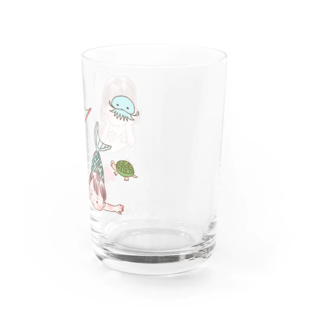 山口商店の人魚子ども Water Glass :right