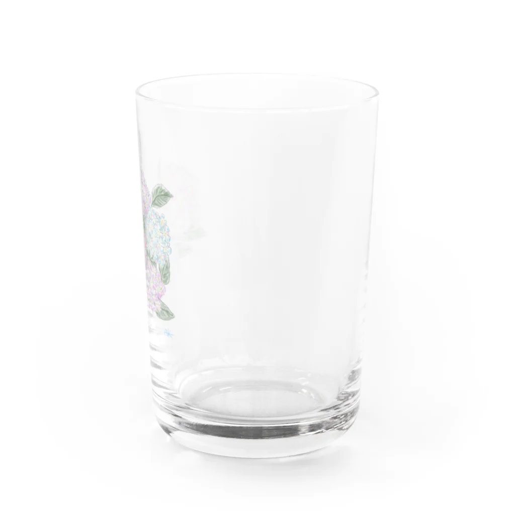 Kagami-mochiのあじさい Water Glass :right