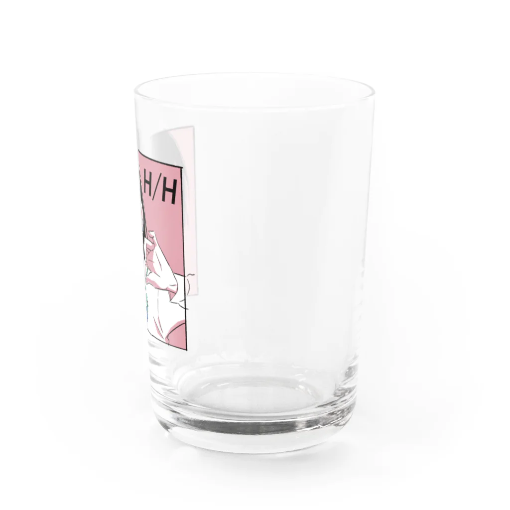 HAGU HOSHINO COLLABORATION STOREの【町田メロメ】HAGU HOSHINO Glass グラス右面