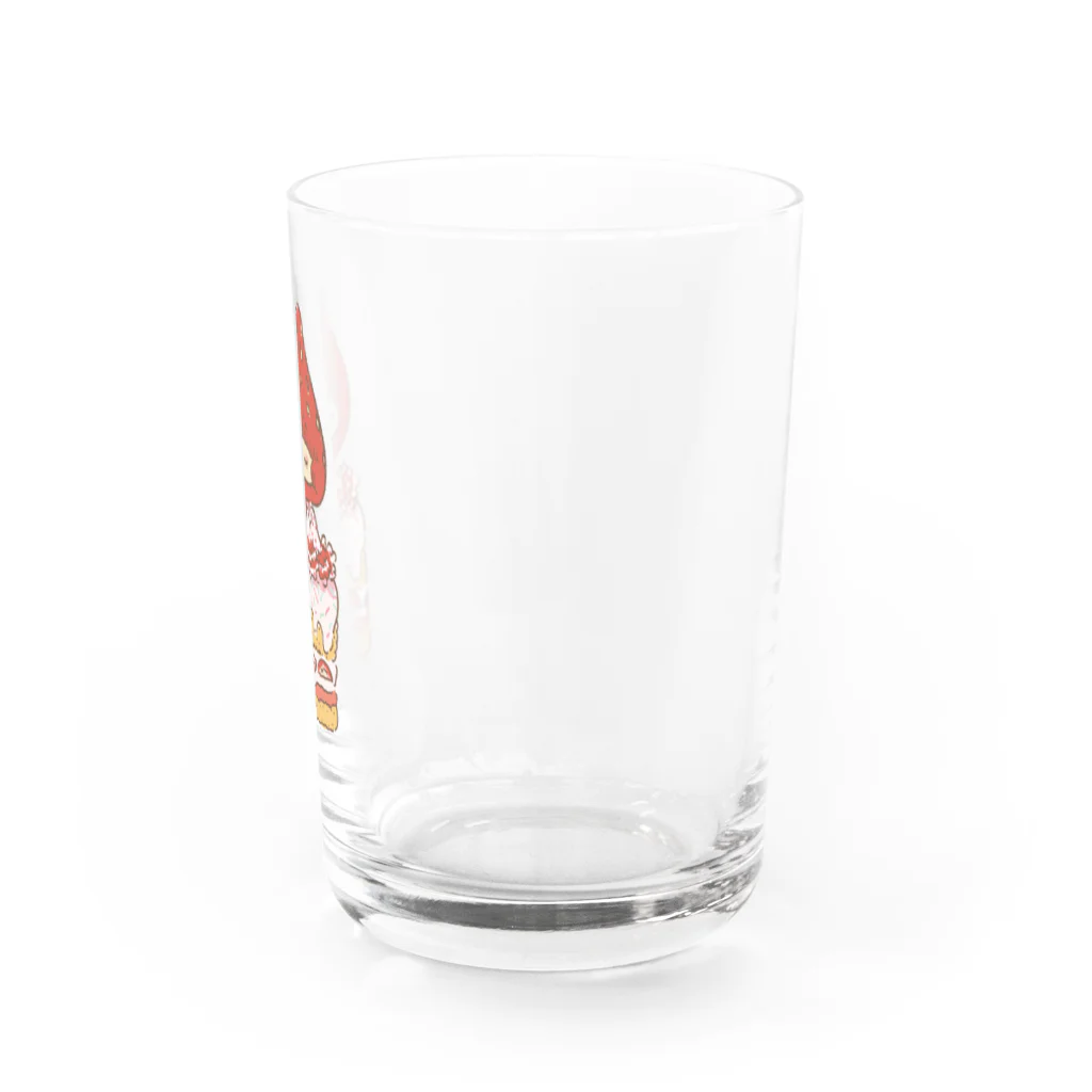 伊藤萌果のカオス屋さんのショートケーキちゃん Water Glass :right