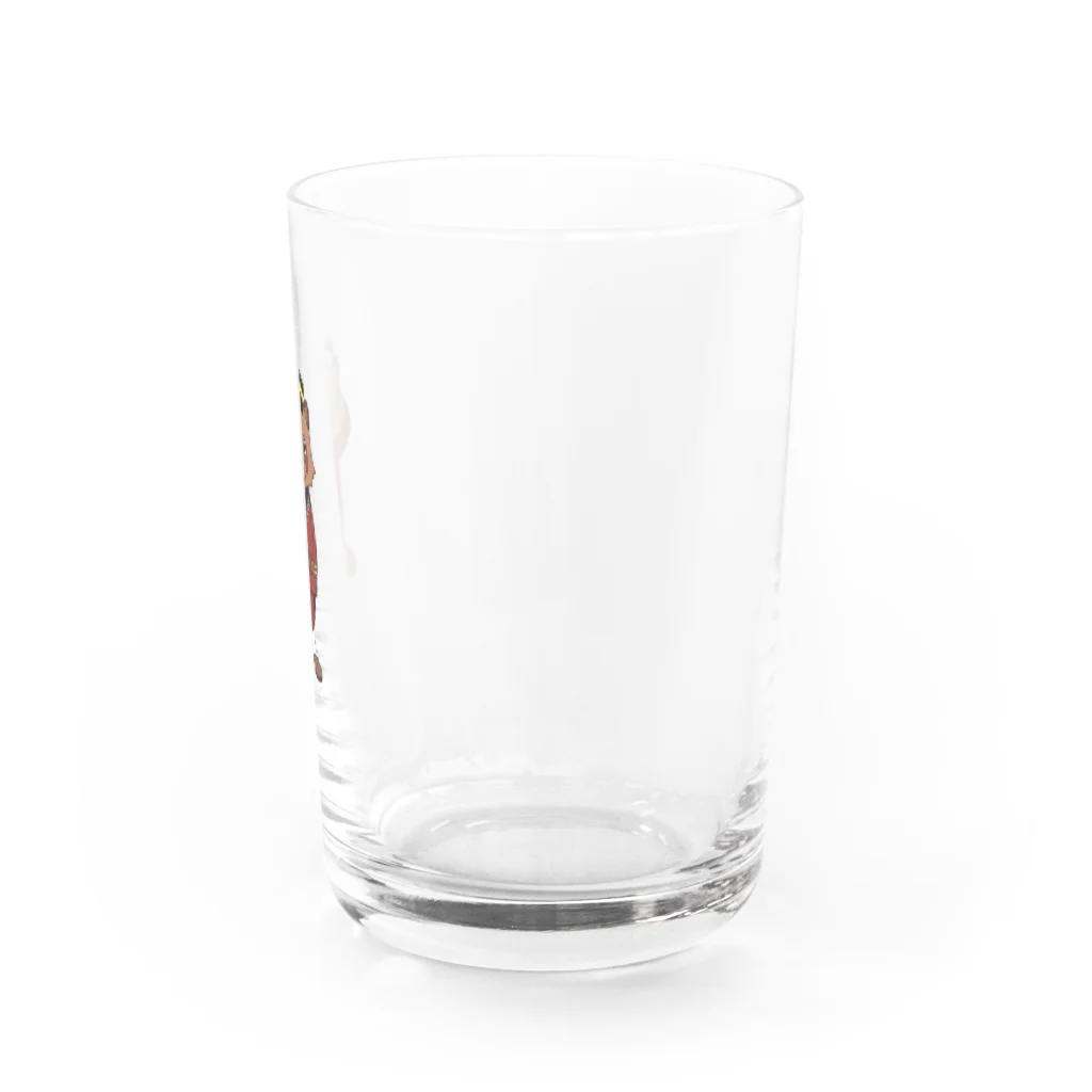 みらくしよしもの梅の木たぬき Water Glass :right