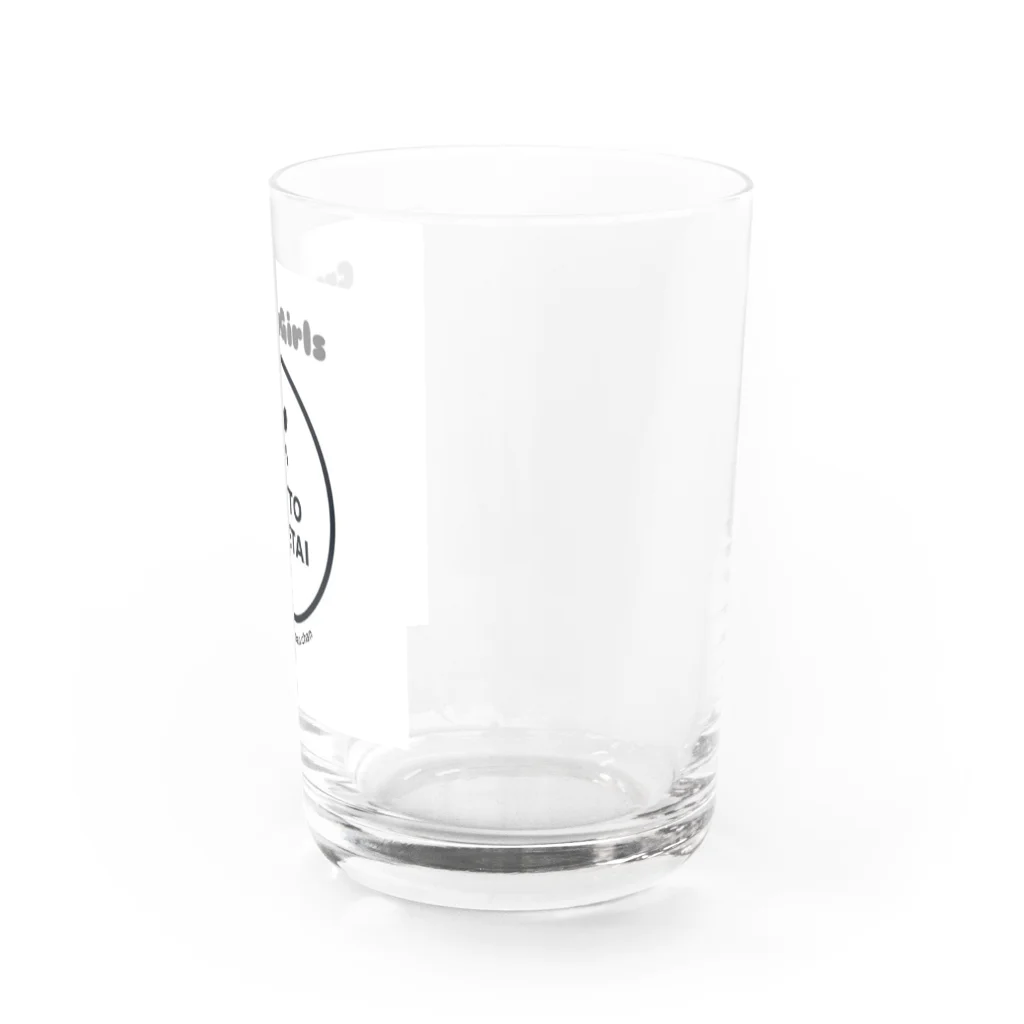 CreamGirlsのMOTTO TABETAI Water Glass :right