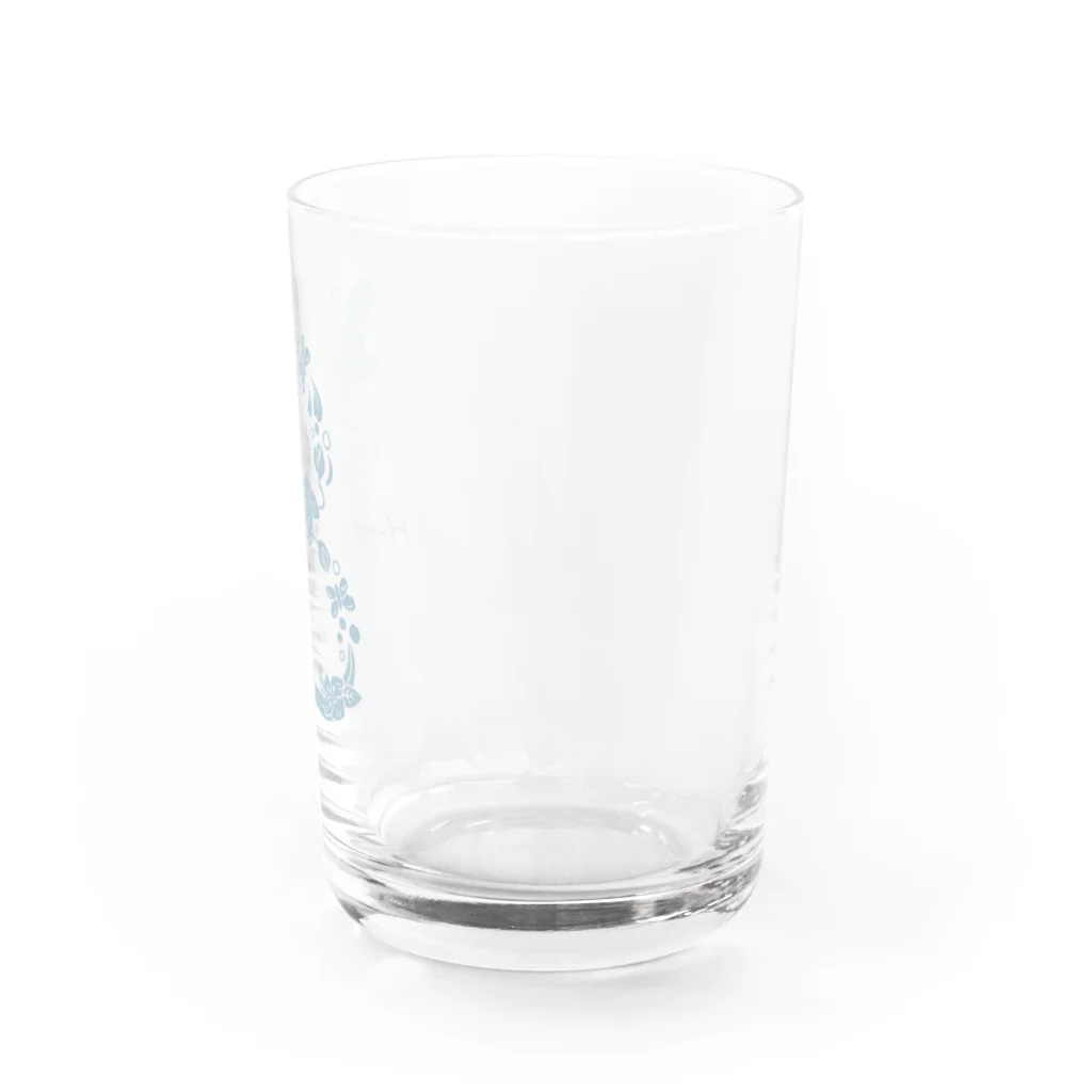 ハナミズキフォント_誕生・結婚・出産祝いのmini_B Water Glass :right