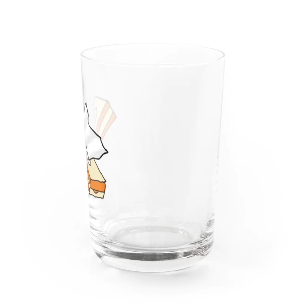 めそ（まろシャブ）のティッシュ箱 Water Glass :right