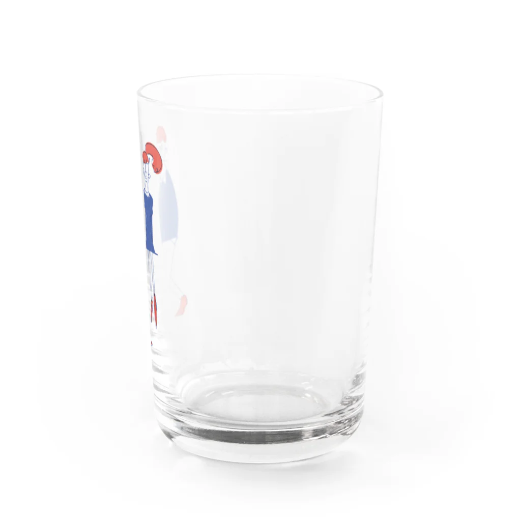 mutsumi_illustration SHOPのふたり Water Glass :right