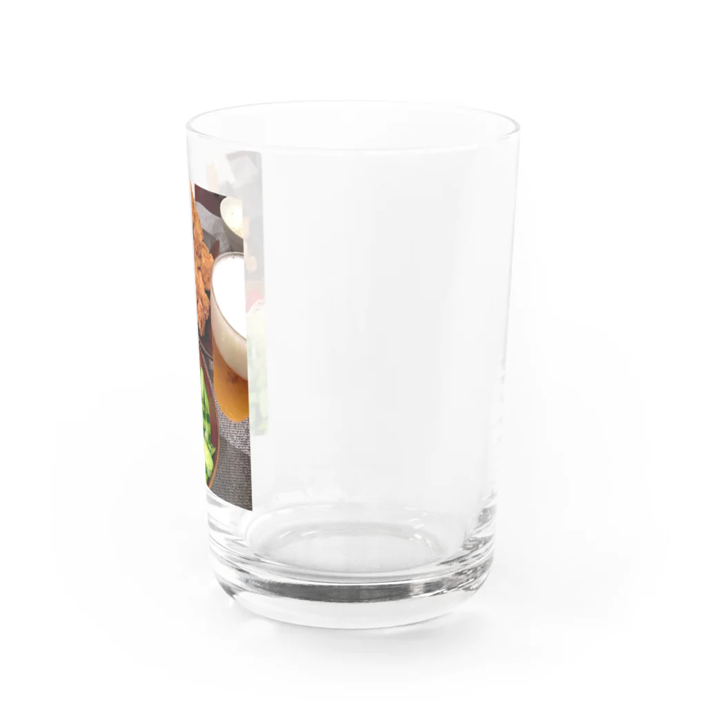 ハーミットのからあげきゅうりビール Water Glass :right