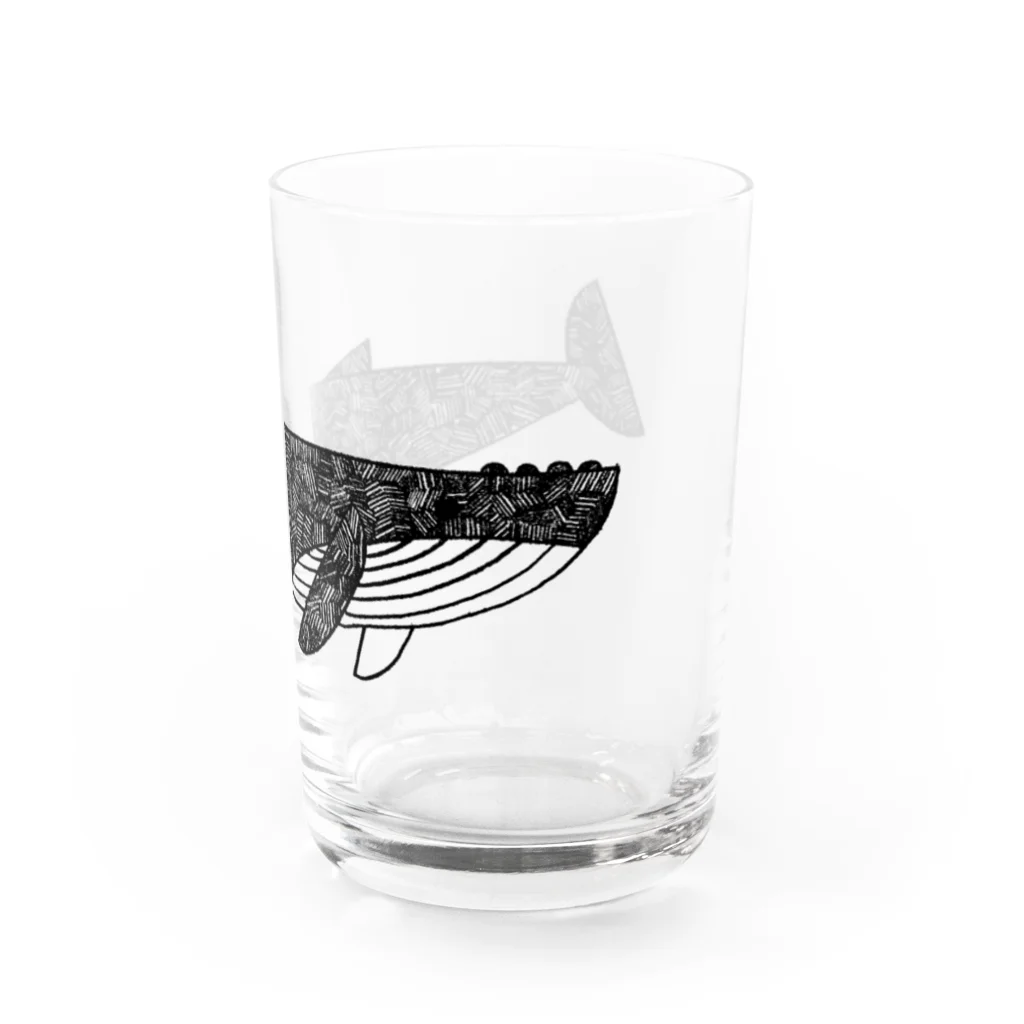 岡田侑大／グラフィックデザイナーのザトウクジラ Water Glass :right