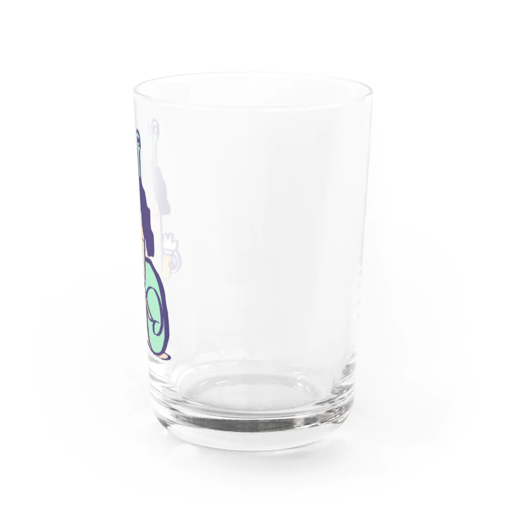 ＠おかみsan99のビールの妖精 Water Glass :right