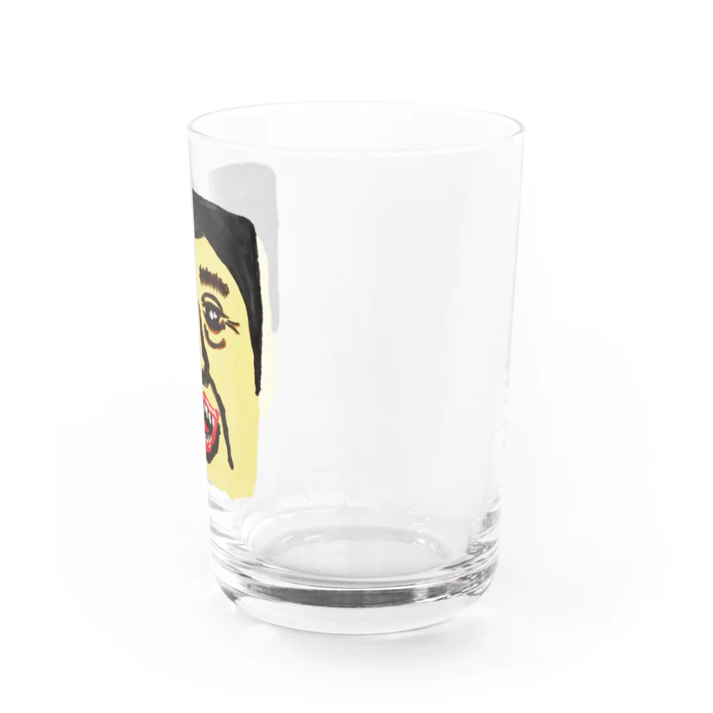 カツ丼屋さんの笑顔の人、Bくん Water Glass :right