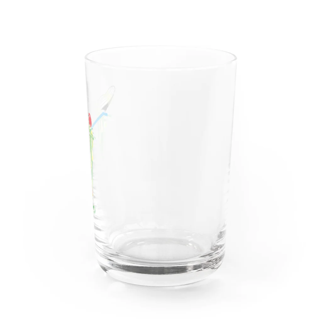 yuki_M2の鯨メロンソーダ Water Glass :right