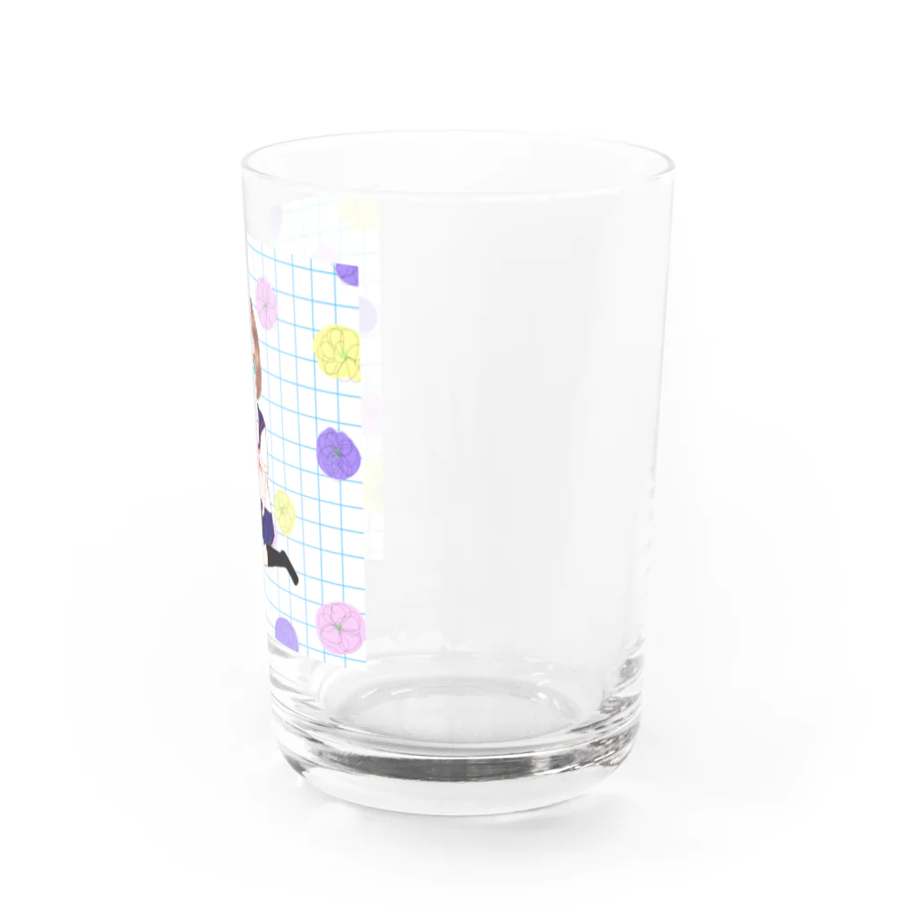 れあのセーラー服と花 Water Glass :right