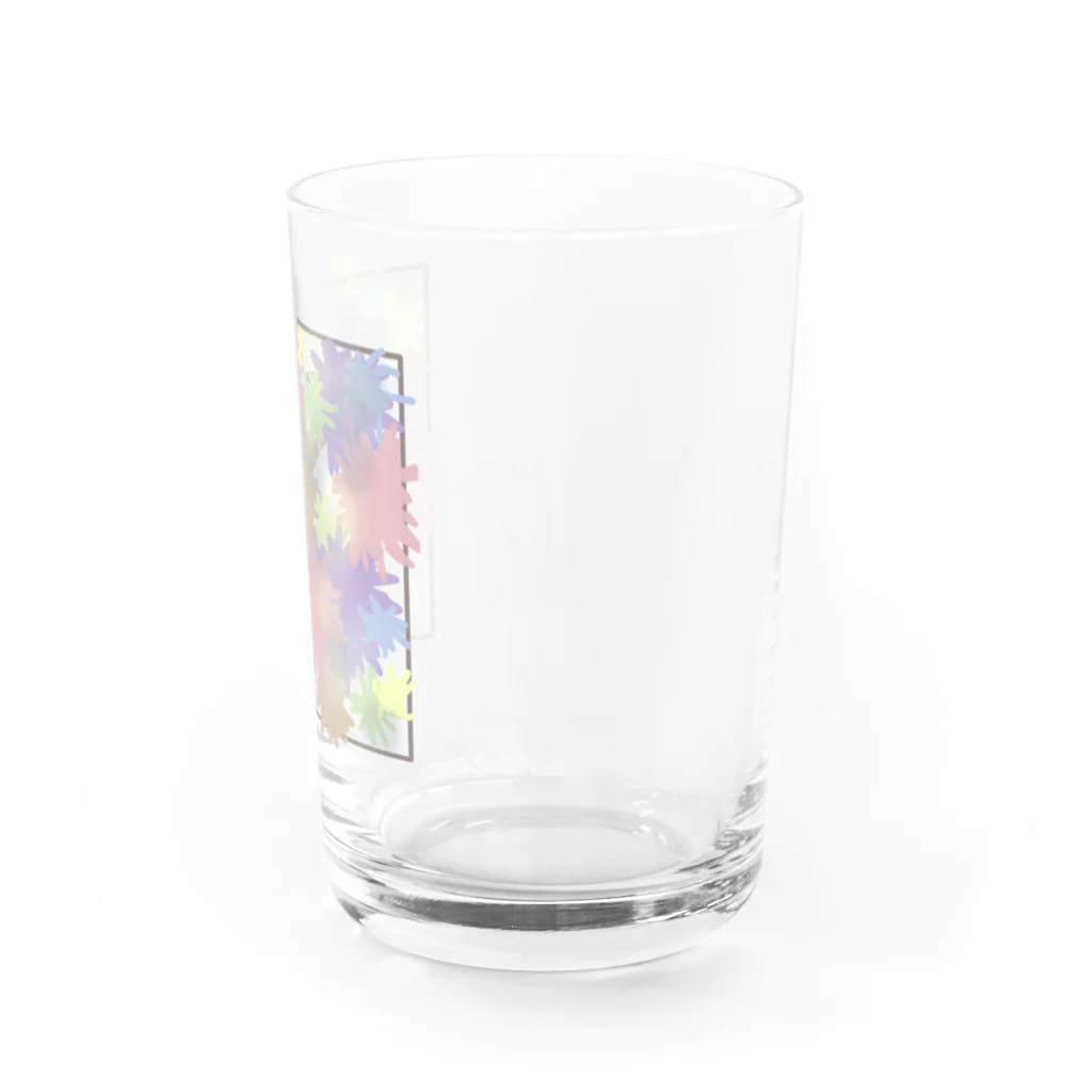 charu117のart カモフラ Water Glass :right