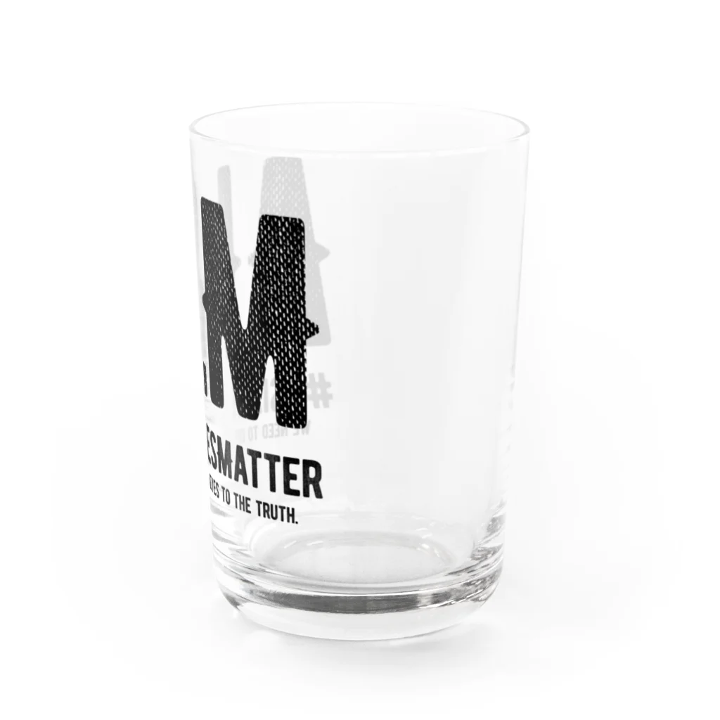 SANKAKU DESIGN STOREのAsian Lives Matter。 黒 Water Glass :right