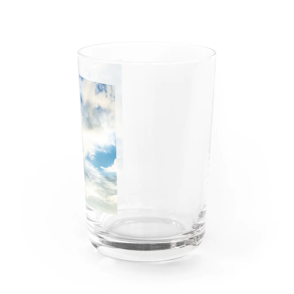 まつりの流れゆく雲 Water Glass :right