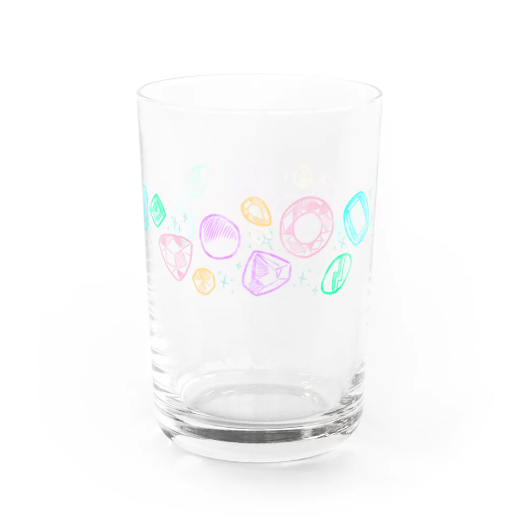 生鮮市場ててらてらのほうせきグラス Water Glass :right