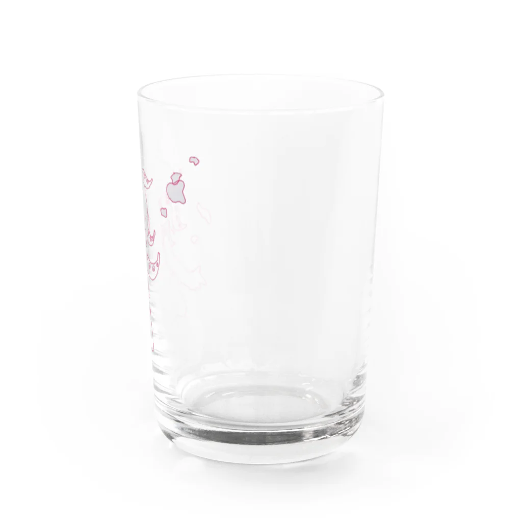 はにわ商店のOctopus girl_glass Water Glass :right