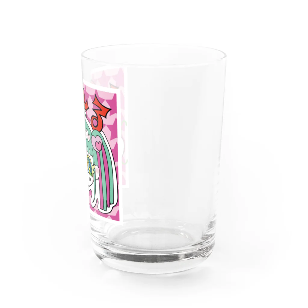 hArUのしーるちゃん Water Glass :right