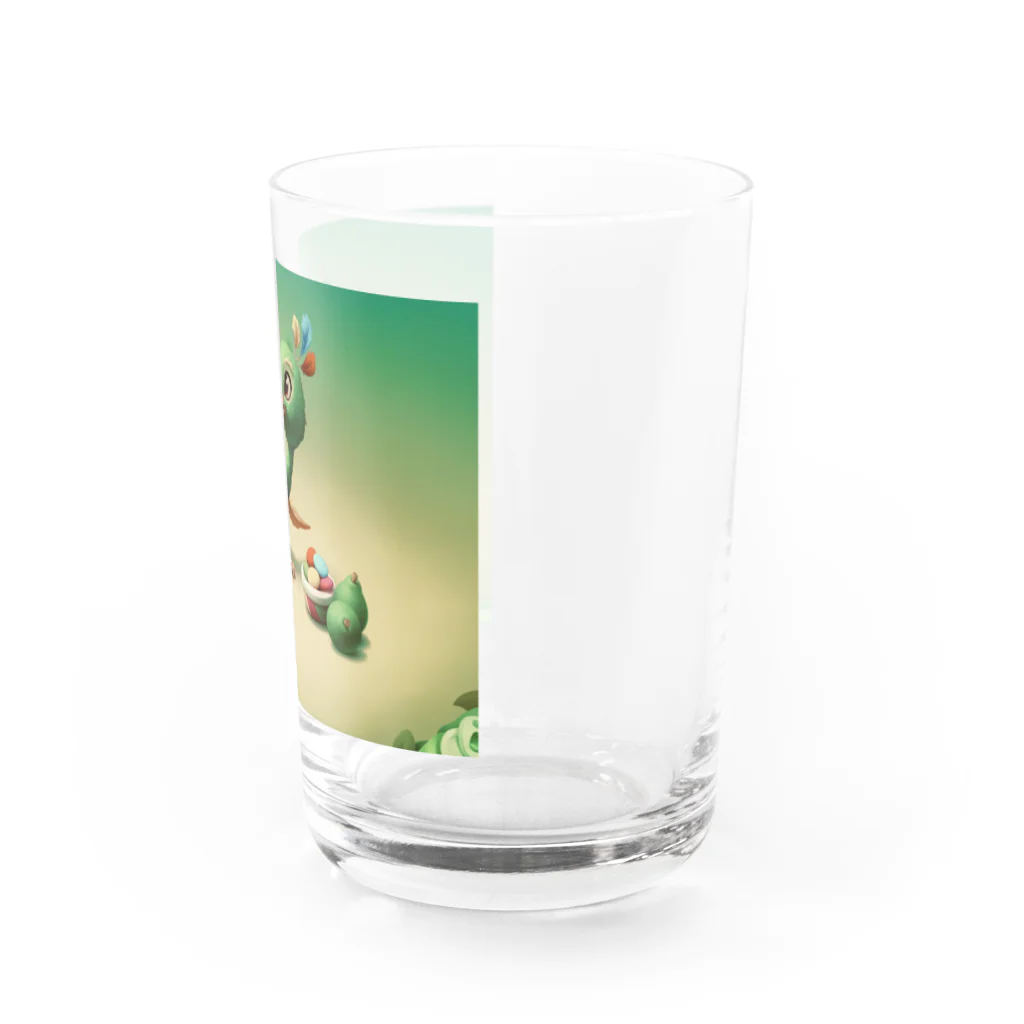 猫族＊犬族の部屋の猫族＊犬族の部屋『孔雀の言いぶん』 Water Glass :right