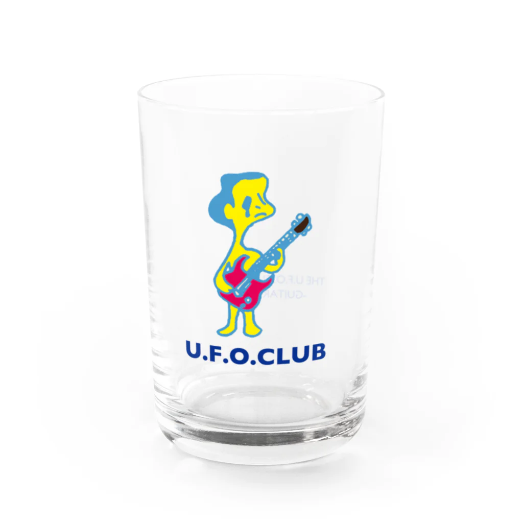 東高円寺U.F.O.CLUB webshopのU.F.O.CLUBオリジナルグラス【GUITAR MAN ver.】 Water Glass :right