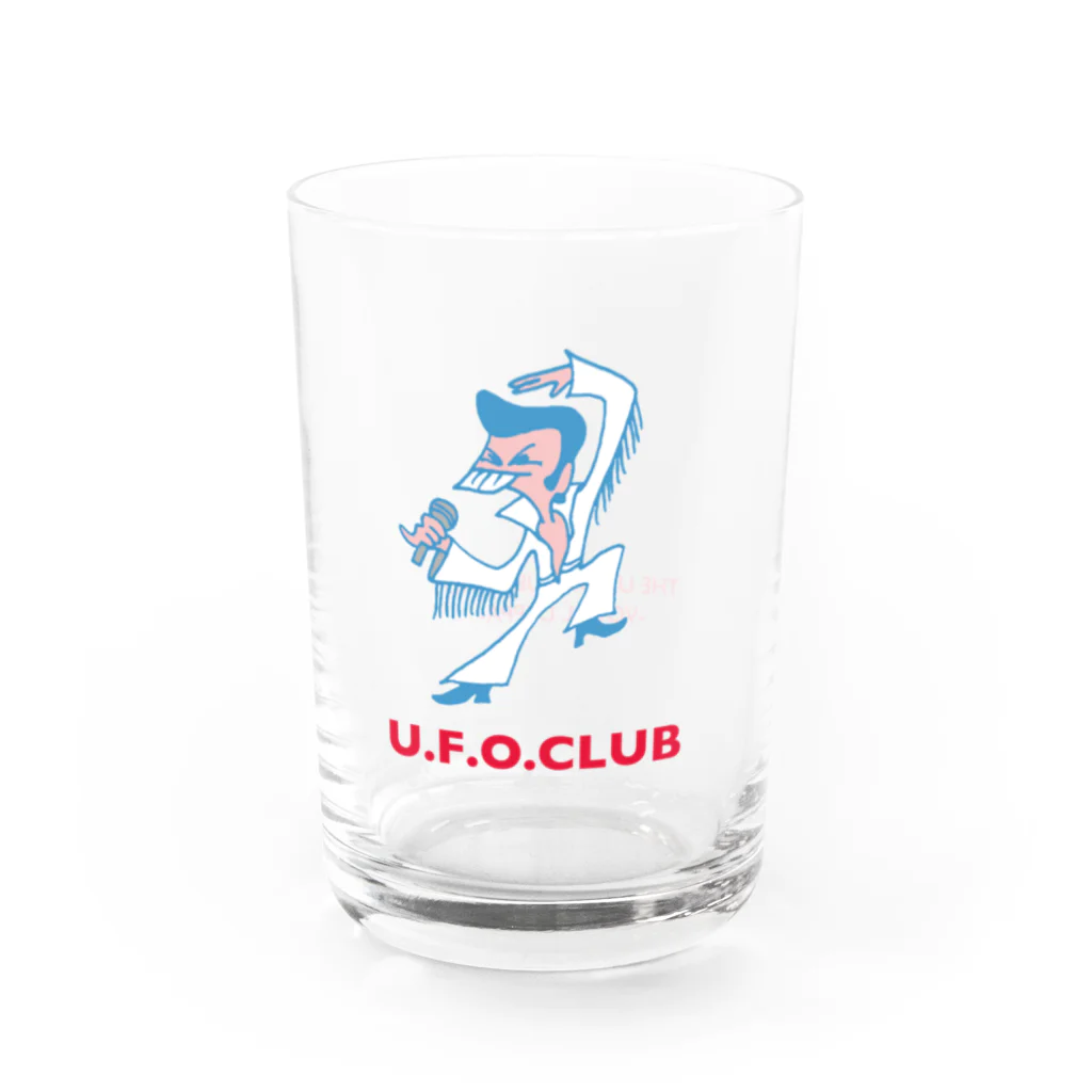 東高円寺U.F.O.CLUB webshopのU.F.O.CLUBオリジナルグラス【VOCAL DEPPA ver.】 Water Glass :right